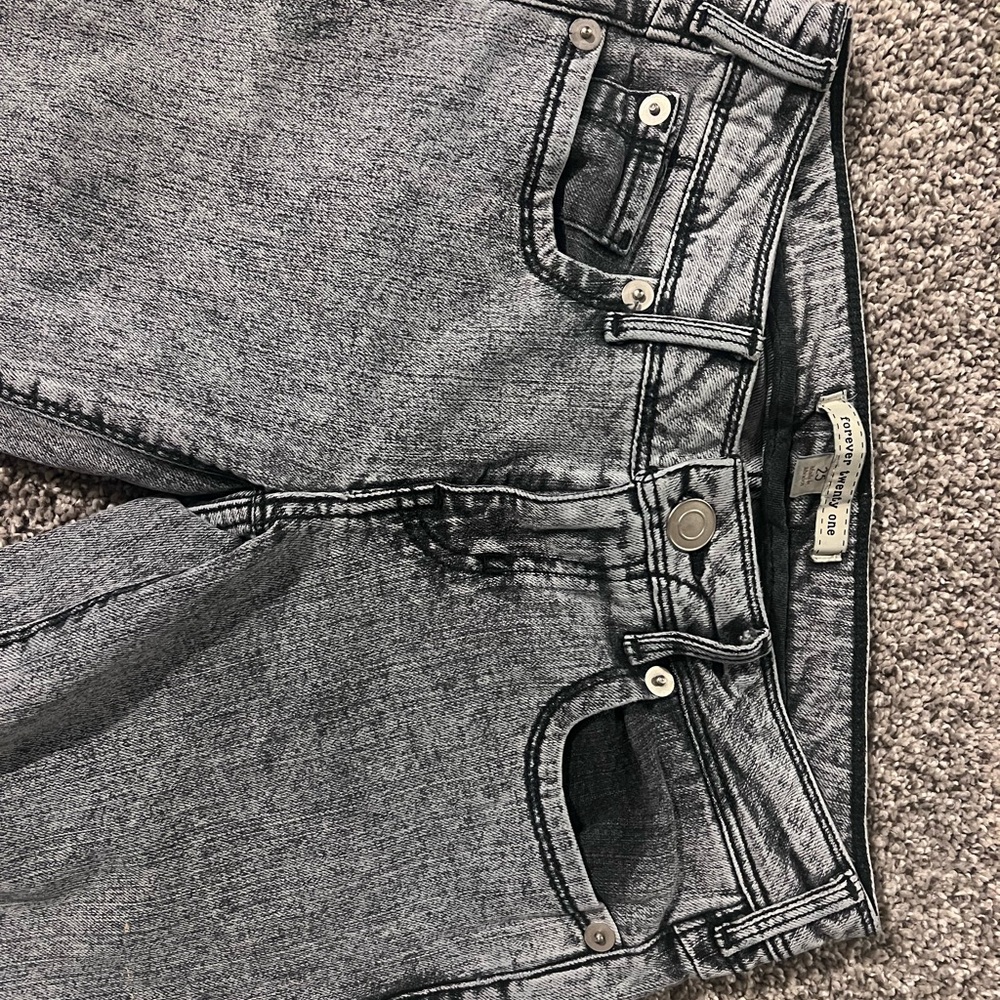Forever 21 Low Rise Black Jeans